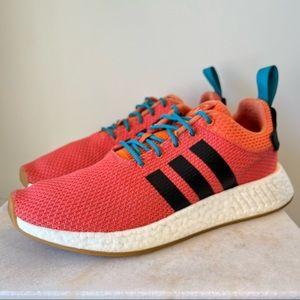 EUC Mens Adidas Originals NMD_R2 Summer Spice Boost Knit Running Shoes Sneakers